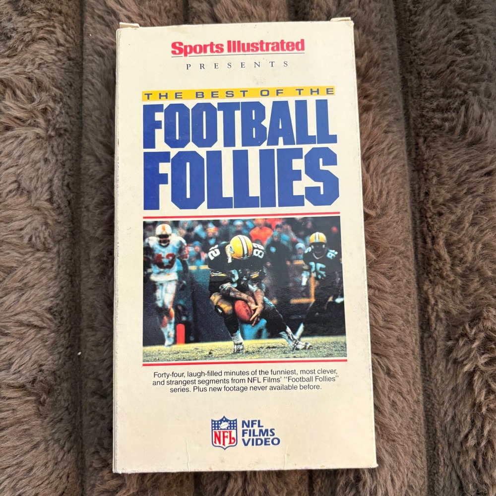 Sports Illustrated Football Follies VHS Tape NFL Films‎ Video